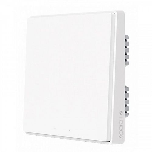 Умный выключатель Aqara Smart Wall Switch D1 (одинарный, встраиваемый) White (QBKG21LM) — фото