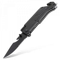 Мультитул Jiuxun Tools Ninety Outdoor Folding Knife 7 in 1 Black (Черный) — фото